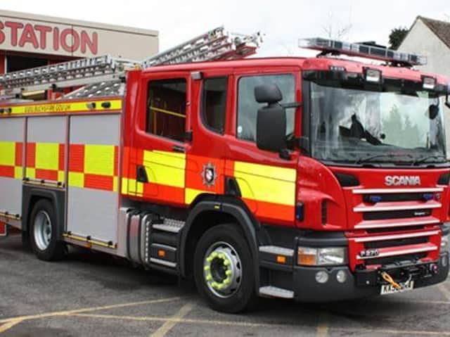 Bucks and MK fire and rescue were dispatched to make the scene safe
