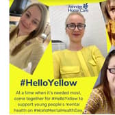 One of the initiatives the team embraced, wearing yellow for World Mental Health Day