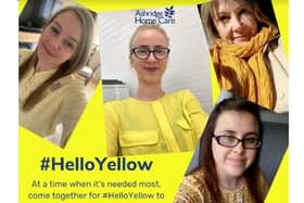 One of the initiatives the team embraced, wearing yellow for World Mental Health Day