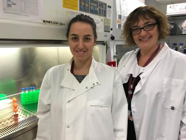 Sara Badodi and Prof Silvia Marino
