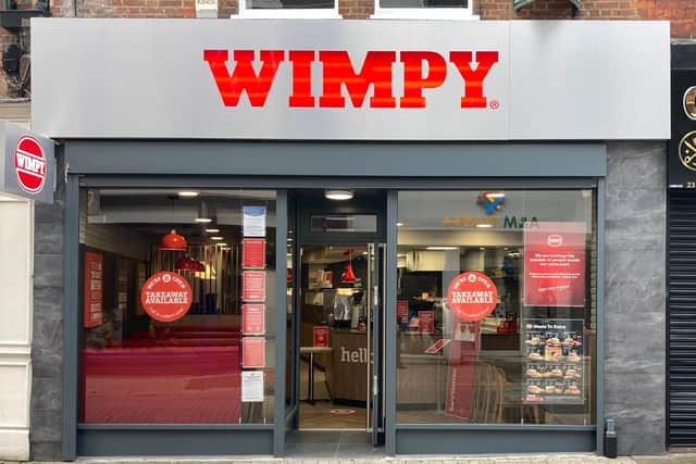 The new Wimpy in High Wycombe