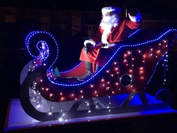 The Rotary Club of Aylesbury's traditional Santa Float