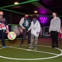 VIP winner Zoe Jackson and guests at Flip Out in Aylesbury&#39;s Friars
Square