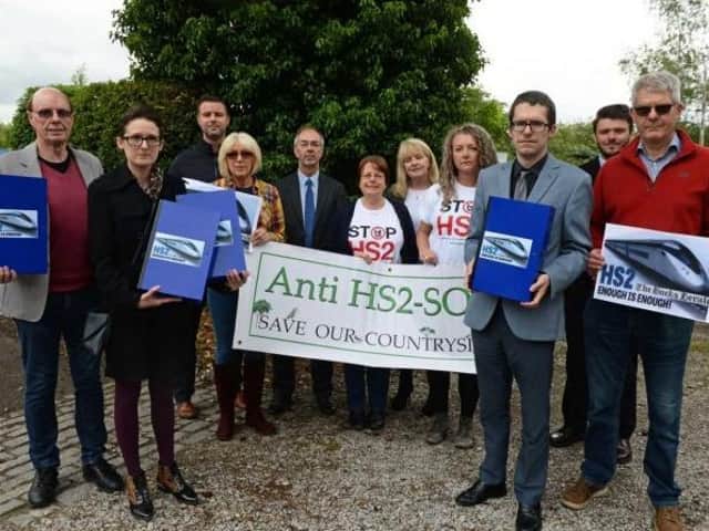 Martin Tett (Centre) is angry with HS2's lack of communication