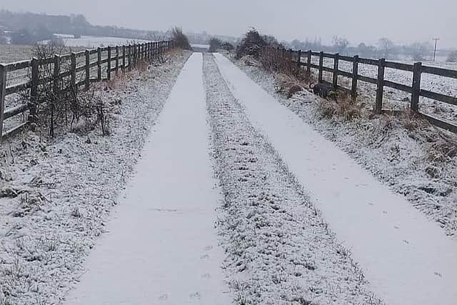 Snowfall is predicted in Aylesbury this Saturday
