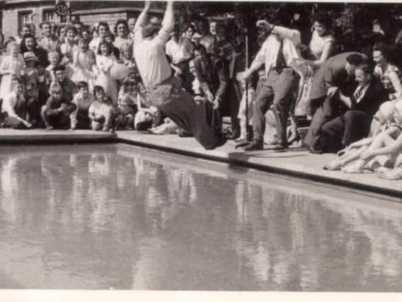 The pool open day way back in 1959!