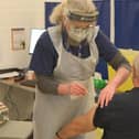 Resident received vaccine at Princes Risborough Community Centre