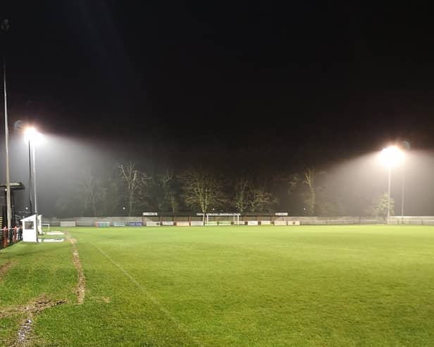 New and improved floodlights have been installed at Tring Athletic