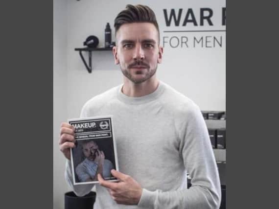 Danny Gray, founder of the UK's leading makeup brand for men, War Paint