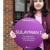 Sulayman I, Buckingham schoolboy, won a national award for creating a project to help get hot meals to people in need