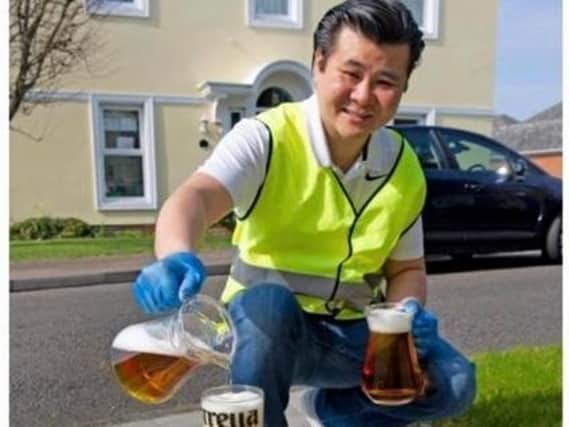 Kelvin Wong, landlord of the Watermead Inn