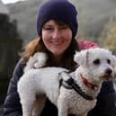 Sam and her dog Flo