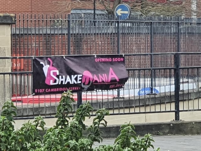 Signs have appeared around town