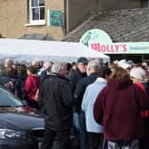 Molly's Community Caf opening day in Steeple Claydon
