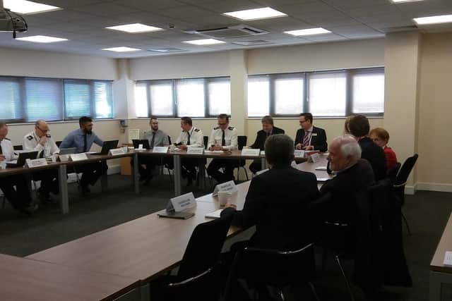 The overview and audit committee at Buckinghamshire and Milton Keynes Fire Authority
