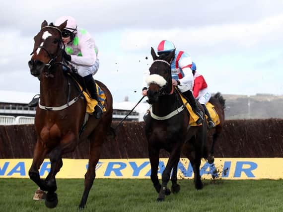 Min and Paul Townend on their way to winning the Grade 1 Ryanair Chase