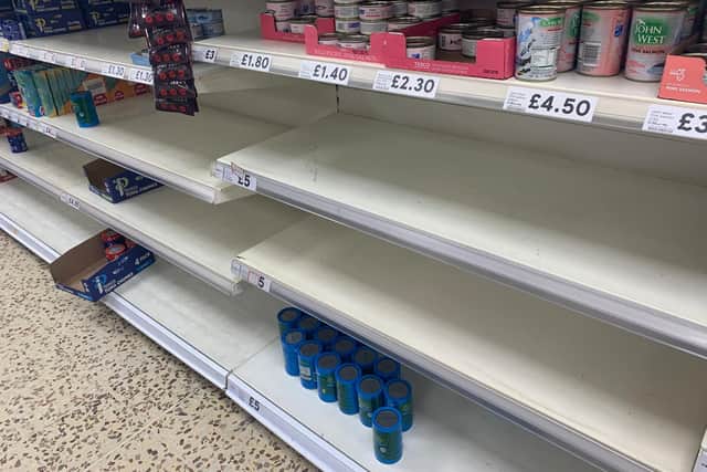 Tinned food seems to be in popular demand