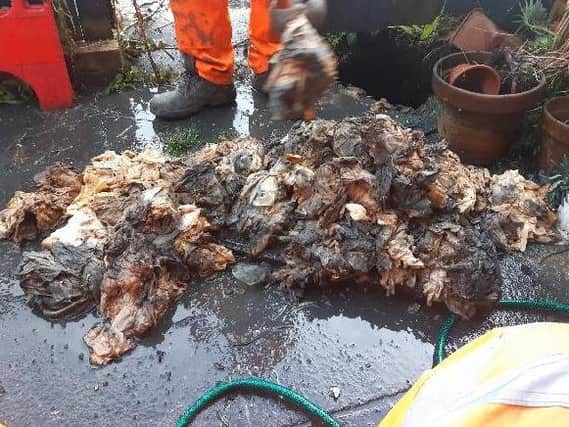 wet wipes and kitchen roll cause 'fatbergs' and other blockages
