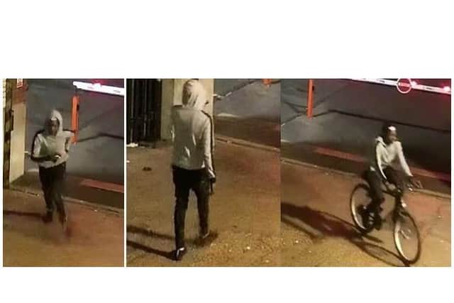 CCTV of person Thames Valley Police want to speak to