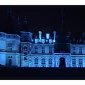 Waddesdon turns its lights blue to show support for the NHS