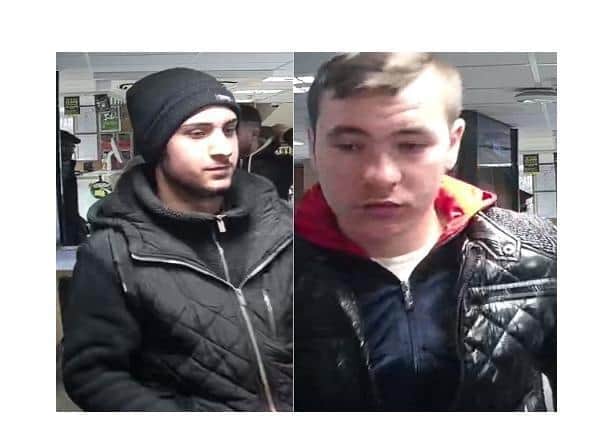 Men wanted by police to help with their investigation into a robbery in Aylesbury