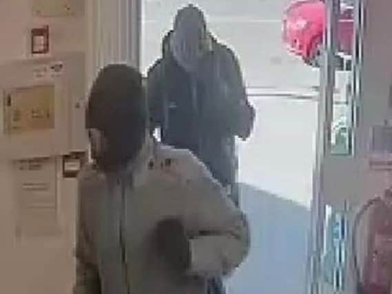 CCTV footage from the Steeple Claydon robbery