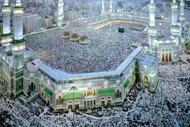 al-Masjid al-arm (The Great Mosque of Mecca) in Saudi Arabia