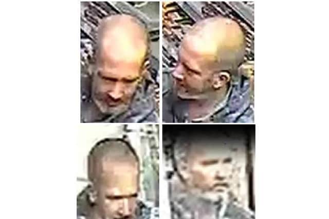 CCTV of man police want to talk to