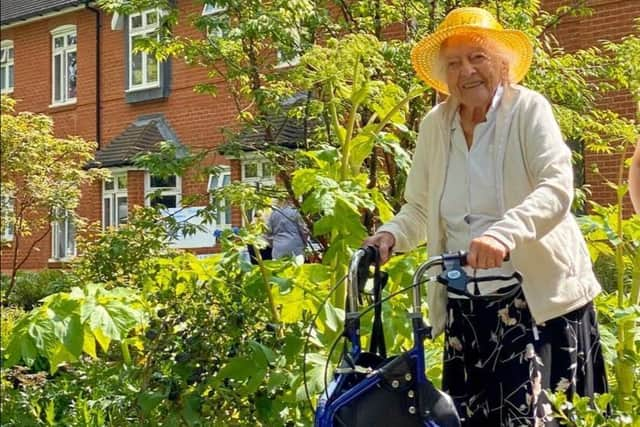 Hilda Duncombe, aged 103