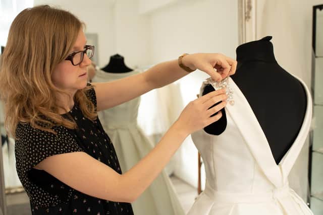 Katherine Edmond - Amelia George Bridal - Bridal Gown Boutique (C) Herts Wedding Collective