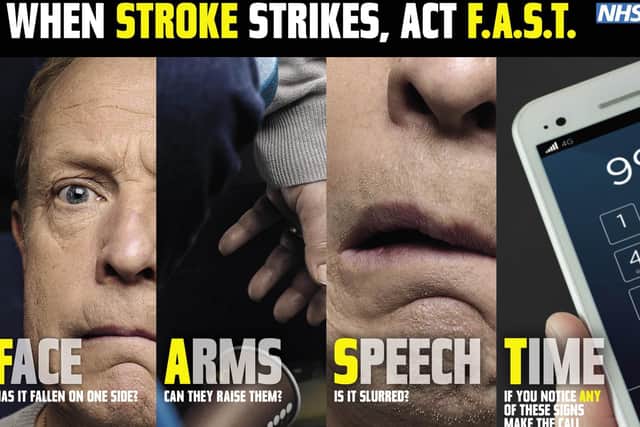 NHS act FAST when strokes strike campaign