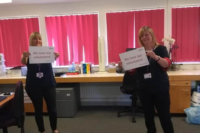 Kate Robertson and Mary Richardson - Hospice at home nurses say 'thank you'