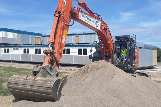 Work is underway for Tring School's new build project