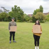 A show of solidarity in Vale Park today