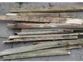 Flytipped wood - file photo