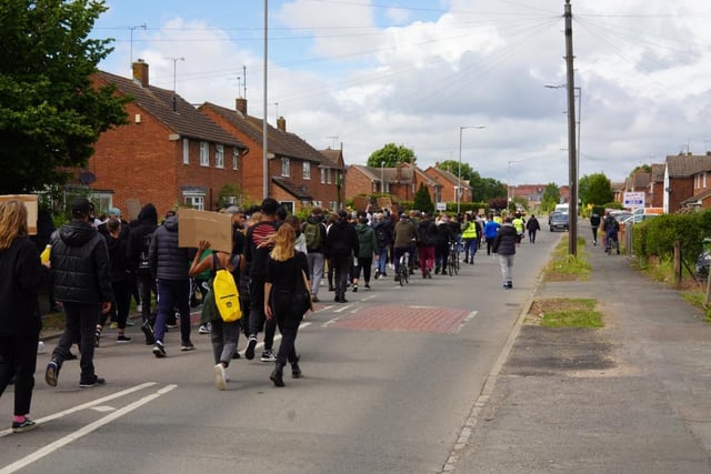 Despite concerns about Coronavirus a huge number of protestors came out in the wake of George Floyd's Murder in the USA. Speaking to one protestor Sophie, they said: "Racism is the real pandemic. It ends with our generation. This is why we are here"