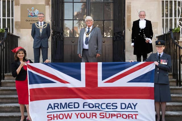 Armed Forces ceremony in Buckinghamshire