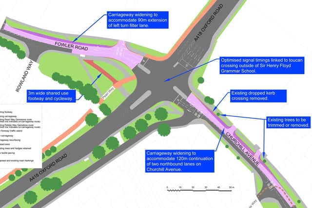 Some of the plans for the A418