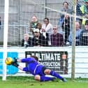 Aylesbury United Keeper Archie Davis gave the Ducks some hope when he saved a penalty in the final shoot-out against Chipstead in the FA Trophy