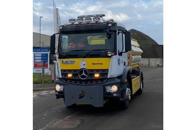 One of Transport for Bucks' 50 gritters