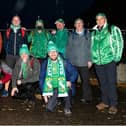 The intrepid walkers setting off from Buckingham Road at 7.30am