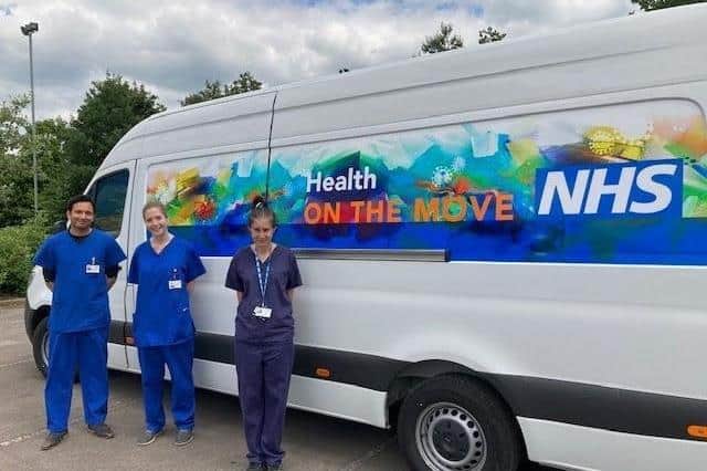 Health on the move van