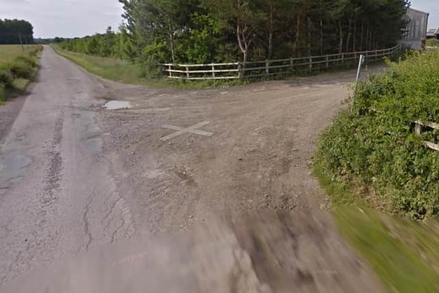 A resident has criticised the quality of the roads leading up to Oak Tree Farm