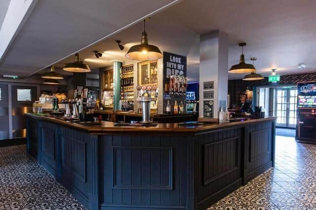 The refurbishment features a new bar and stylish contemporary fittings