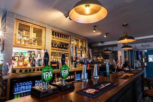 Thew new look pub has been given a five star hygiene rating