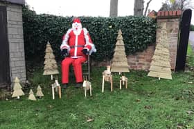 A scene from last year's Christmas Tree Festival in Padbury