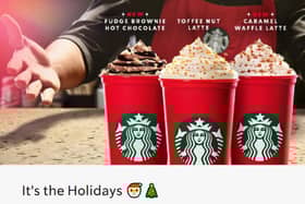 Starbucks Holiday menu comes to Aylesbury