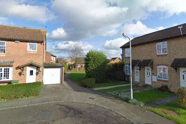 The plots of land are next to residential housing in Aylesbury