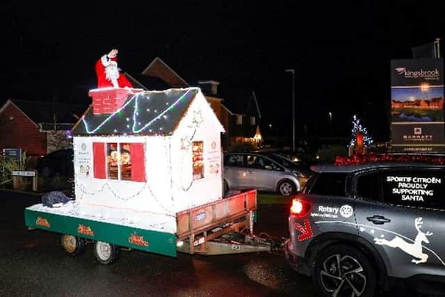 Don't miss the Rotary Santa Float which will be touring Aylesbury until December 18