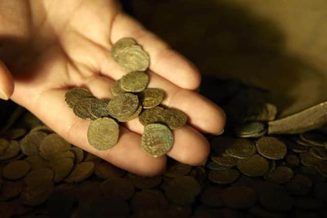 Treasure finds can include a single object or a hoard of coins